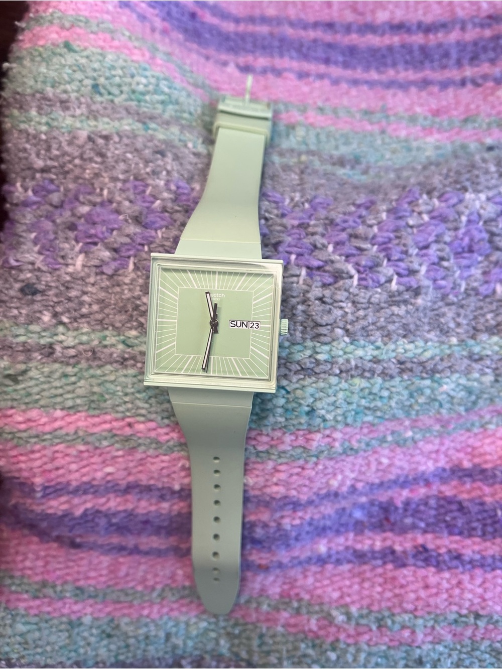 Swatch - what if? mint green